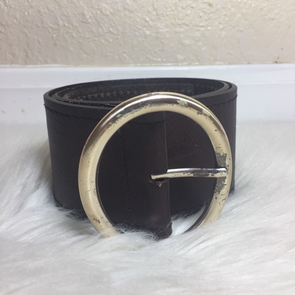 Bcbgmaxazria Dark Brown Belt